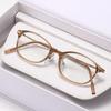 Новые модные очки для чтения с защитой от синего света для женщин и мужчин, ретро, модные, ультралегкие, с маленькой оправой, для дальнозоркости, диоптрии до +4.0