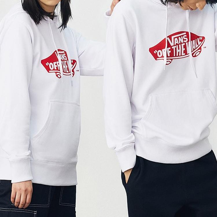 Vans Скейтборд Логотип Толстовка Мужская Толстовка Белая VN0A5F5JKSF