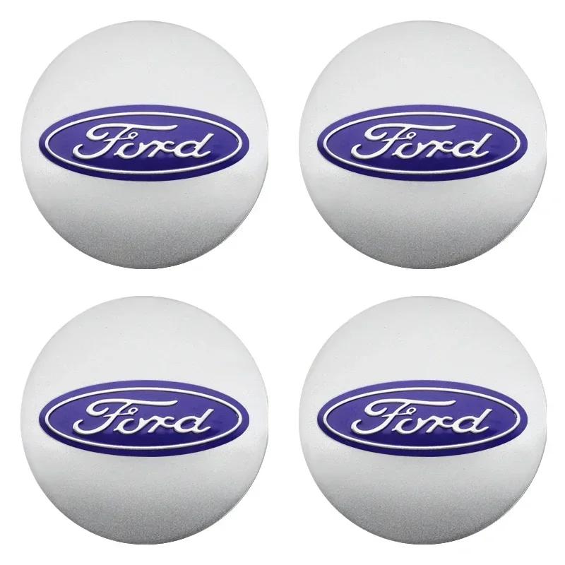 Car Sticker 2025 Hot New 4PCS 56mm 60mm ABS Wheel Center Caps for Ford Ranger Focus Kuga Mustang MK2 MK3 Hub Cover Badge Sticker