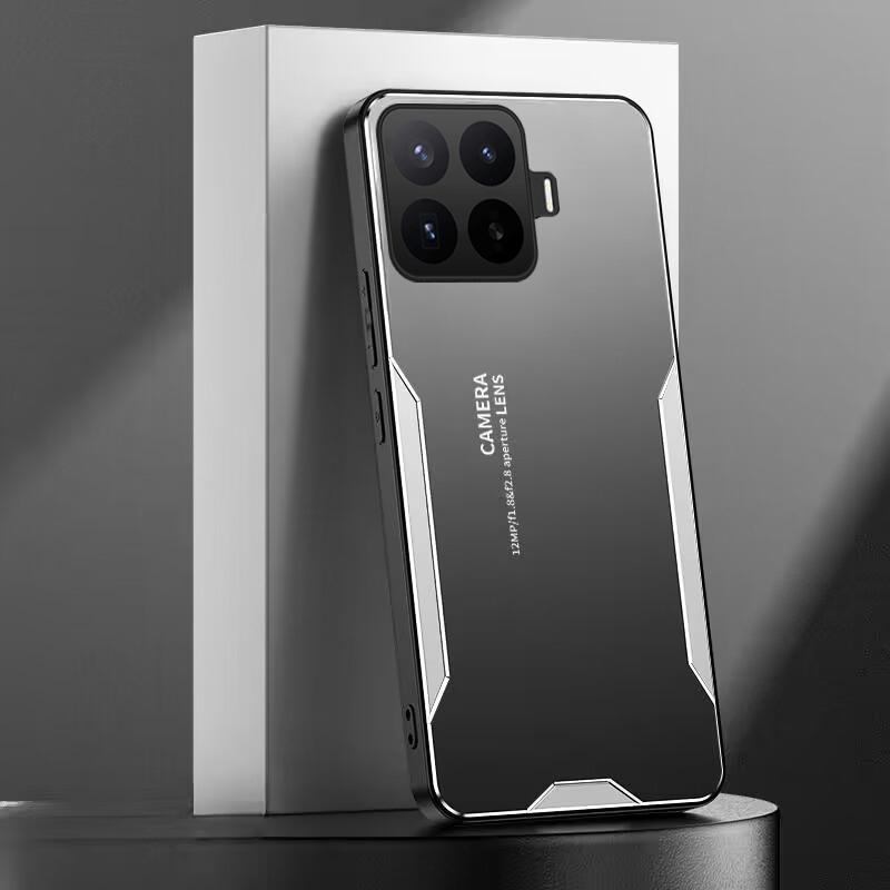 Чехол для Xiaomi 17T с теплоотводом и защитой от падений, декоративная полоса из алюминиевого сплава на задней панели для корпуса телефона Xiaomi 17T Pro