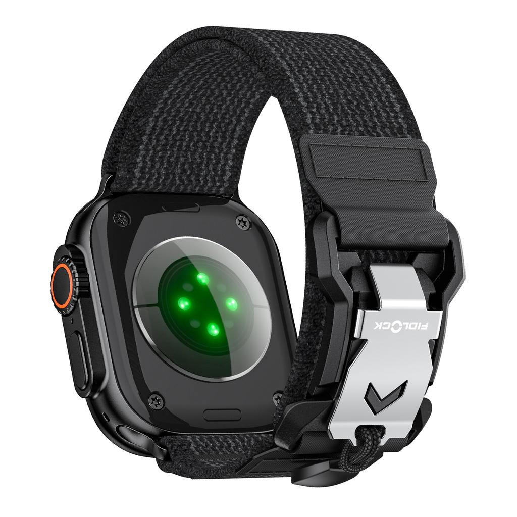 Ремешок для Apple Watch Series 10 Ultra 9 8 7 SE 6 5 4 3 2 1 46 мм 49 мм 45 мм 44 мм 42 мм Магнитный нейлоновый спортивный ремешок FIDLOCK