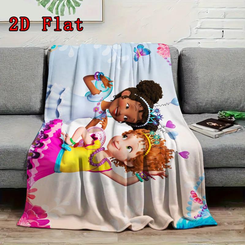 Nancy 2D Flat Pattern Flannel Blanket High quality All Seasons Warmth and Comfort Perfect for Christmas Gifts.DMT0925029