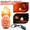 USB Stone Lamp Night Light, 7 Colors Changing LED Lamp, Natural Crystal Small Lamp For Home Decor And Gift