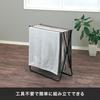 Tenma (Tenma) Black Clothes Dryer/Bath Towel Stand, 70cm Wide x 30cm Deep x 71cm High, with a Chic Design that Blends in with Any Interior. PSBK-02