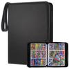 SUSWIM Portable Zippered Card Collection Album/File for Trading Cards, Holds 900 Cards In 9 Pockets (9 Pockets, Holds 900 Cards)
