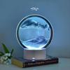 Display Decoration With 7 Colors Desktop Ornament Sandscape Lamp Hourglass Light Quicksand Painting