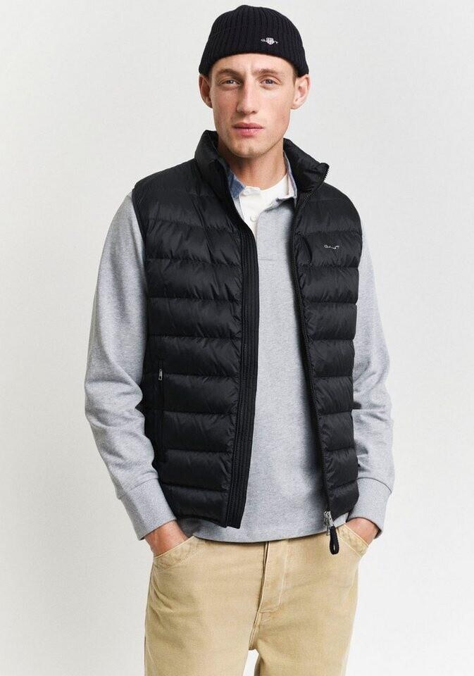 Зимняя куртка GANT Light Gilet Steppweste Streifenoptik schwarz