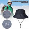 Summer Waterproof Packable Bucket Hat - Breathable Unisex Hat for Camping, Beach & Outdoor Activities