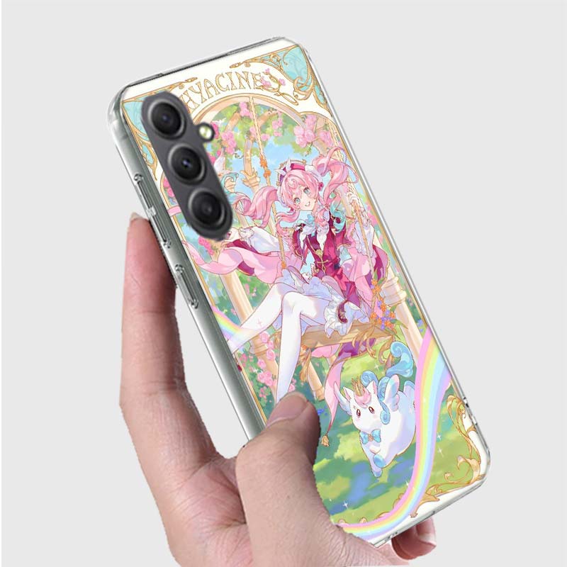 Чехол для телефона Honkai Star Rail Hyacine для Samsung A16 A26 A36 A56 A17 A37 A57 A07 A06 A02S A03 A04S A05S Galaxy Note 20 10 A50S A7