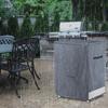 Heavy Duty 210D Waterproof Outdoor Freezer Cover, 7.0 Cubic with Top Zipper