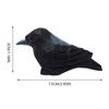 Blackbird Crow Statue Resin Decoration Small Animal Household Tabletop Decoration