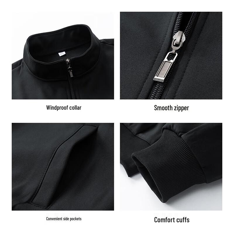 Paul Frank Men's Casual Windproof Stand Collar Jacket