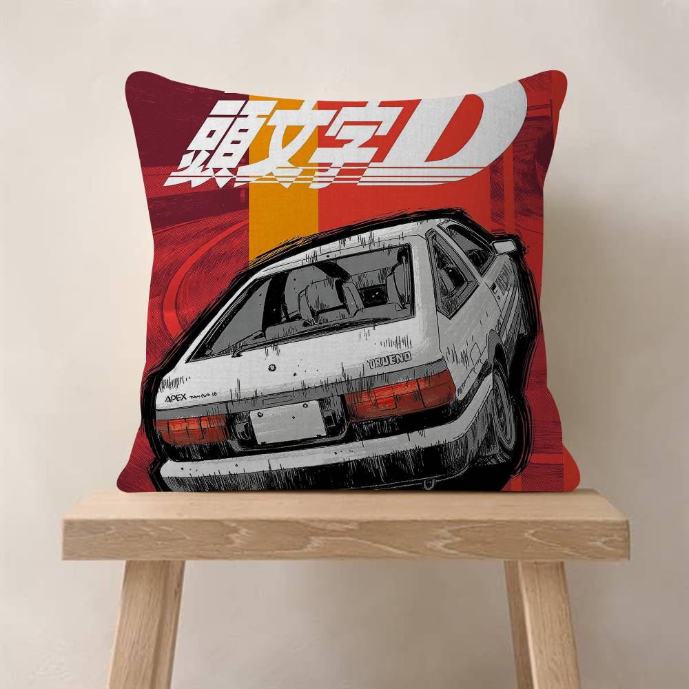 Подушки с принтом из аниме Initial D Наволочки для домашней кровати Декоративная наволочка Свадебная Супермягкая наволочка