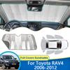Для Toyota RAV4 Vanguard XA30 2006 ~ 2012, полные солнцезащитные козырьки, солнцезащитный козырек, защита от ультрафиолета, лобовые стекла, интерьер окна, козырек автомобиля