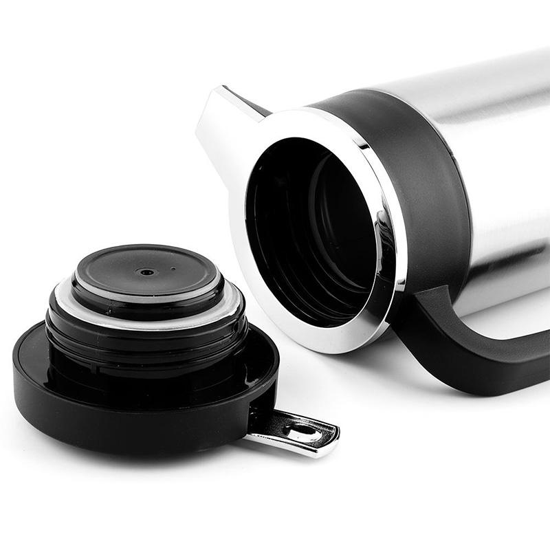 1000 мл автомобильный электрический чайник из нержавеющей стали с подогревом, чайник с контролем температуры, чашка для нагрева воды, кофе, чая