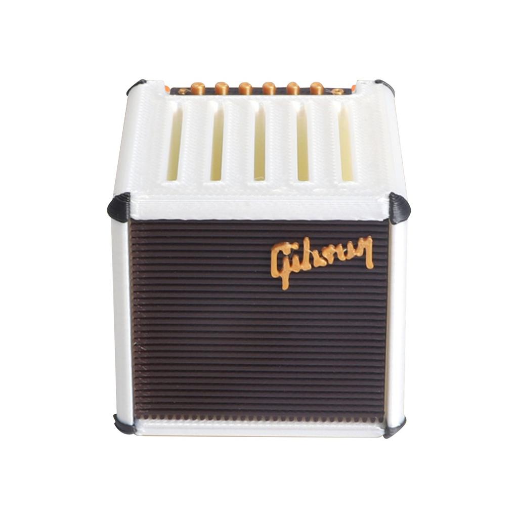 3D Printed Ukulele Guitar Pick Storage Box Accessories Simulation Speaker Desktop Ornaments Gift