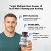 DHT Blocker Capsules Hair Support Supplement with Saw Palmetto & Biotin, 120 Vegan Capsules for Men & Women