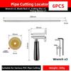 Internal Cutting Tool Inside Pipe Cutter For Plumbing Projects Cuts Glass Marble Stone Wood Adjustable Cutting Depth