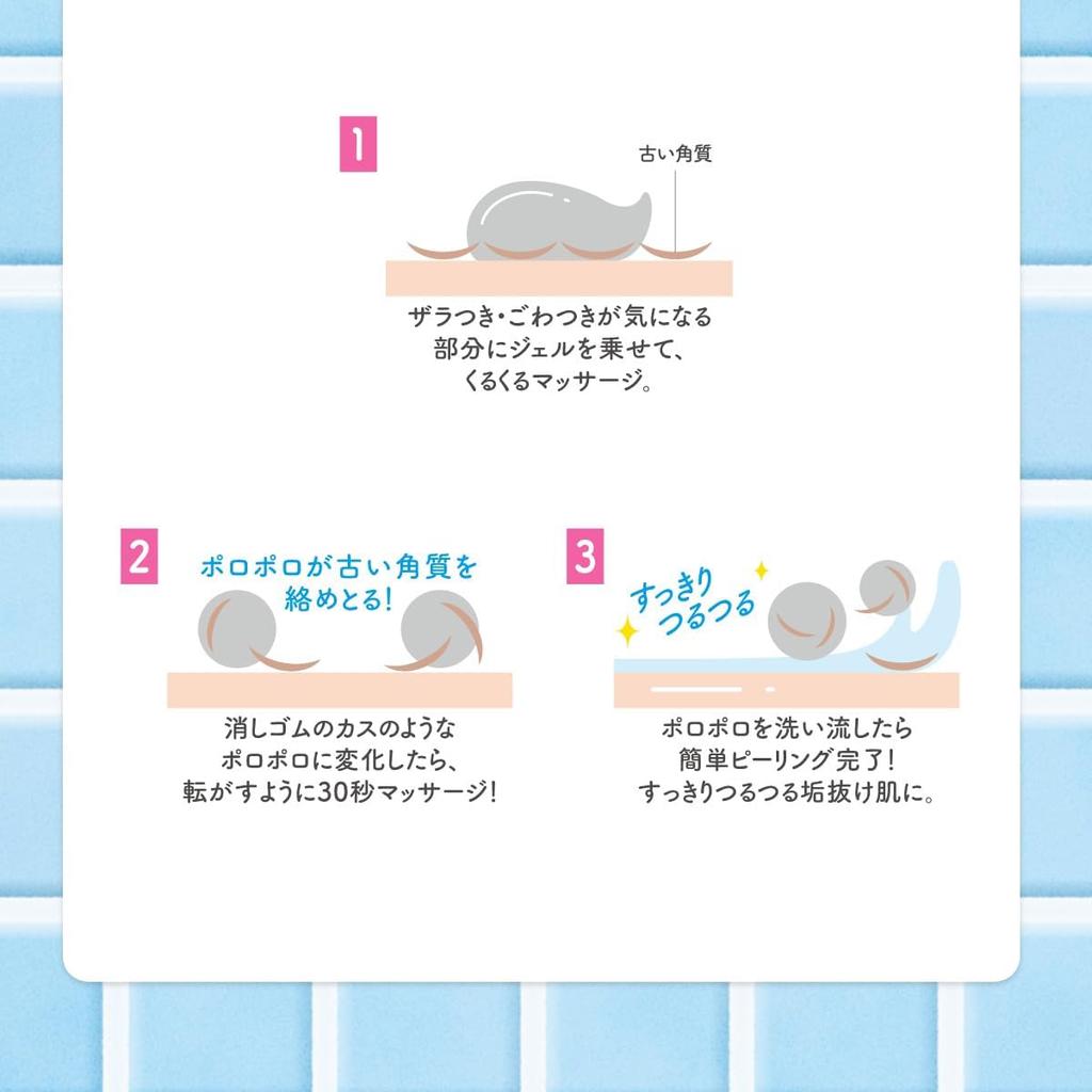 ROSETTE Скраб Bright Peel 180г Пилинг-гель с производным витамина С для отшелушивания и тусклой оранжевой кожи,