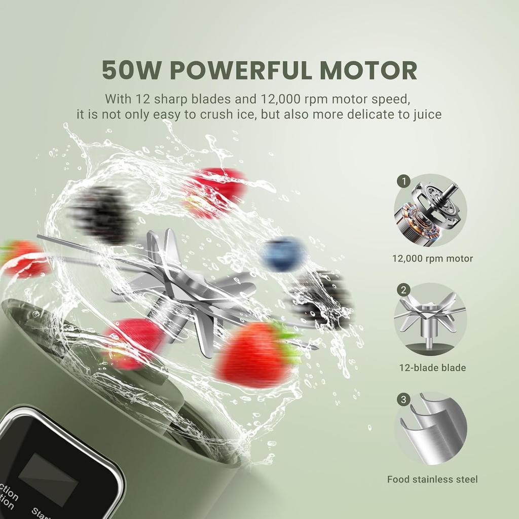 Мини Портативная Соковыжималка Перезаряжаемая Маленькая Чашка для Фруктового Сока Многофункциональная Домашняя Студенческая Соковыжималка