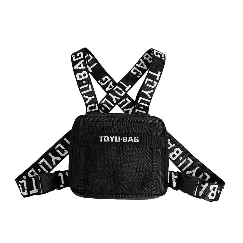 Multi-function Chest Bags Adjustable Women Men Vest Fanny Pack Fashion Streetwear Hip-Hop Chest Bag Tactical Strap Chest Rig Bag