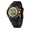 Authorized Distributor Unisex Wristwatch 024009 ICE Digit Explorer Black Gold Small Waterproof Stopwatch Alarm Date Day of the Week GMT [ICE-WATCH]