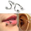 Women Twist Nose Lip Chic Stud Eyebrow Cartilage Ring Earring Piercing Jewelry