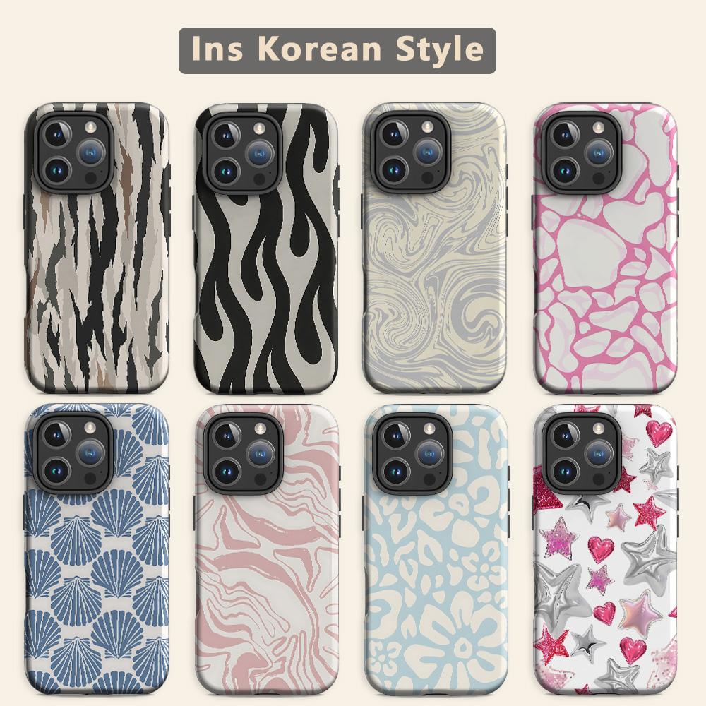 Clmj Seashell Flower Phone Case For Samsung Galaxy A56 A36 A26 S26 S25 S24 S23 S20FE Ultra 4G 5G Luxury Double-layer Back Cover