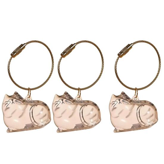 Бутылка для хранения кошачьей шерсти Прозрачная капсула для хранения шерсти питомца