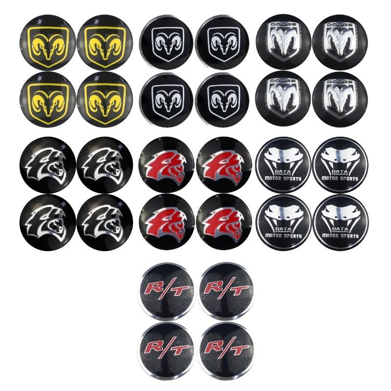 kqsdr10 4PCS 56/60/65mm Car Wheel Center Sticker Hub Badge for Dodge AVENGER CALIBER CARAVAN Challenger CHARGER DART DURANGO JOURNEY RAM