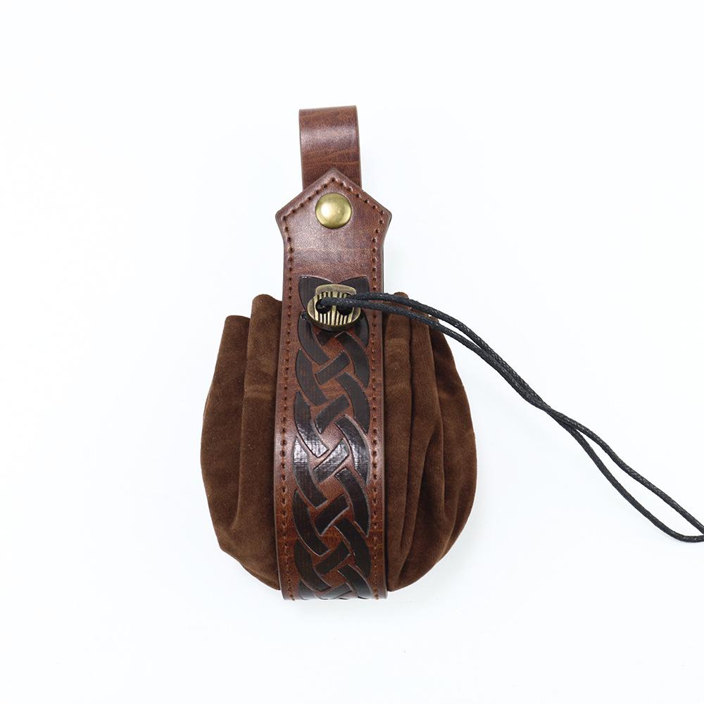 Carnival Renaissance Belt & Wrist Guards - Medieval Cosplay Props with Magic Bottle for Halloween
