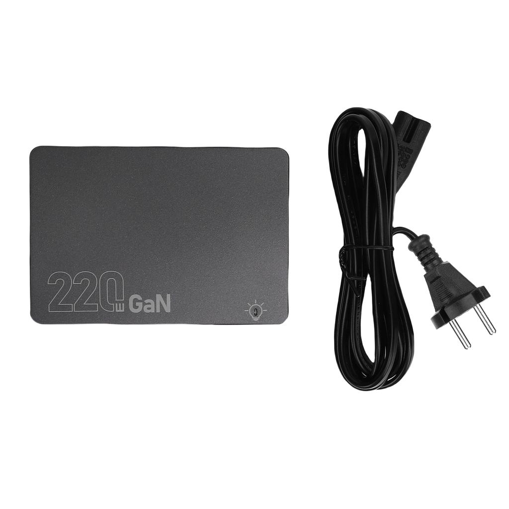 220 В USB C Быстрая Зарядная Станция GaN Высокоэффективный Портативный USB C Зарядный Хаб для PD 100 Вт Ноутбука EU Вилка