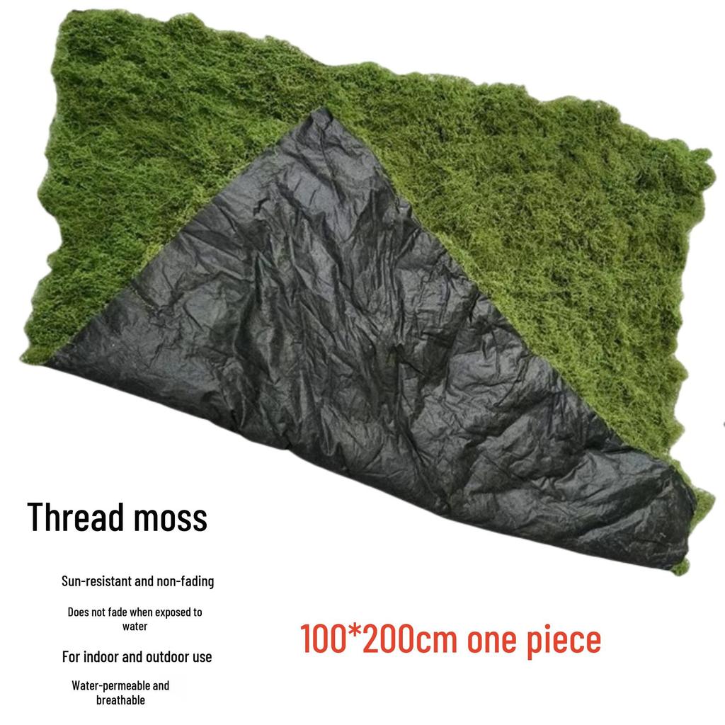 Artificial Green Moss Turf for Indoor/Outdoor Landscaping and Decor