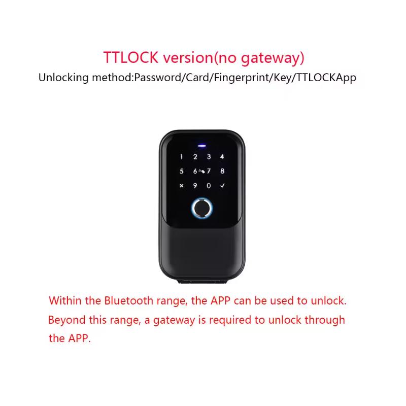 Tuya Умный ящик для ключей Беспроводной запираемый ящик Отпечаток пальца/ Пароль/ Карта/ Отпечаток пальца/ Ключ/ Приложение Разблокировка IP65 Водонепроницаемый Электронный ящик для ключей