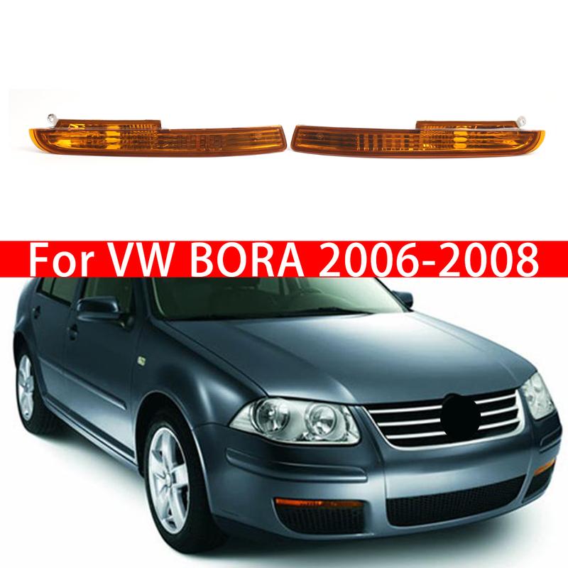 For VW Bora 2006-2008 Turn Signal Housing Front Bumper Light Housing Direction Light Decorative Cover 1JD953042A 1JD953041A