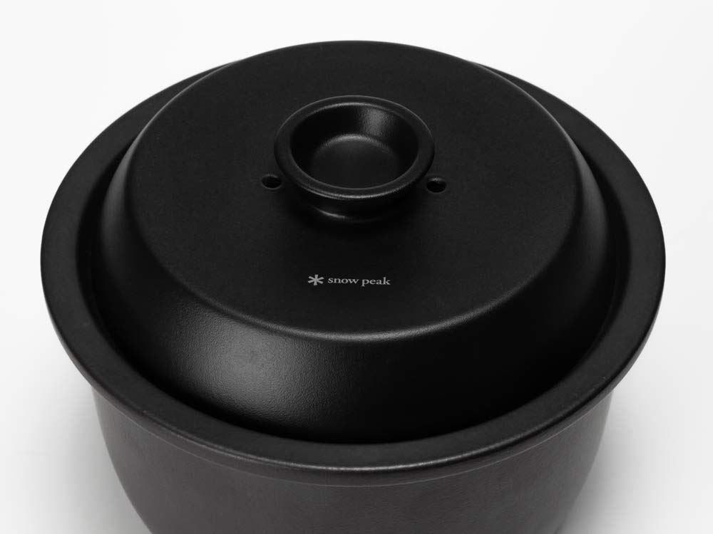 Горшок глиняный Snow Peak Zen черный CS-580