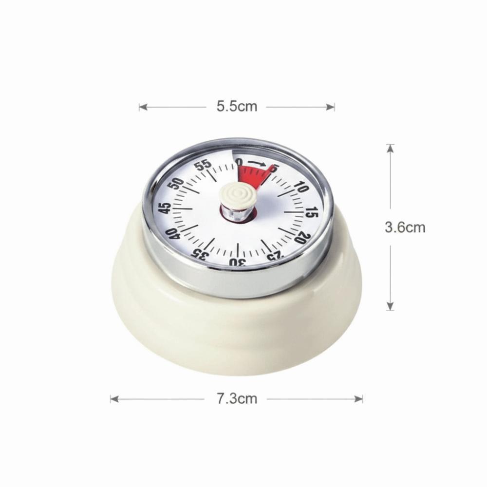 Magnetic Backing Mechanical Countdown Timer Visual Timer Cooking Timer Clock  For Baking Cooking
