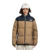 Короткая куртка-пуховик Li Ning Color Block с воротником-стойкой, унисекс, куртка Ice-Tea AYMT293-9