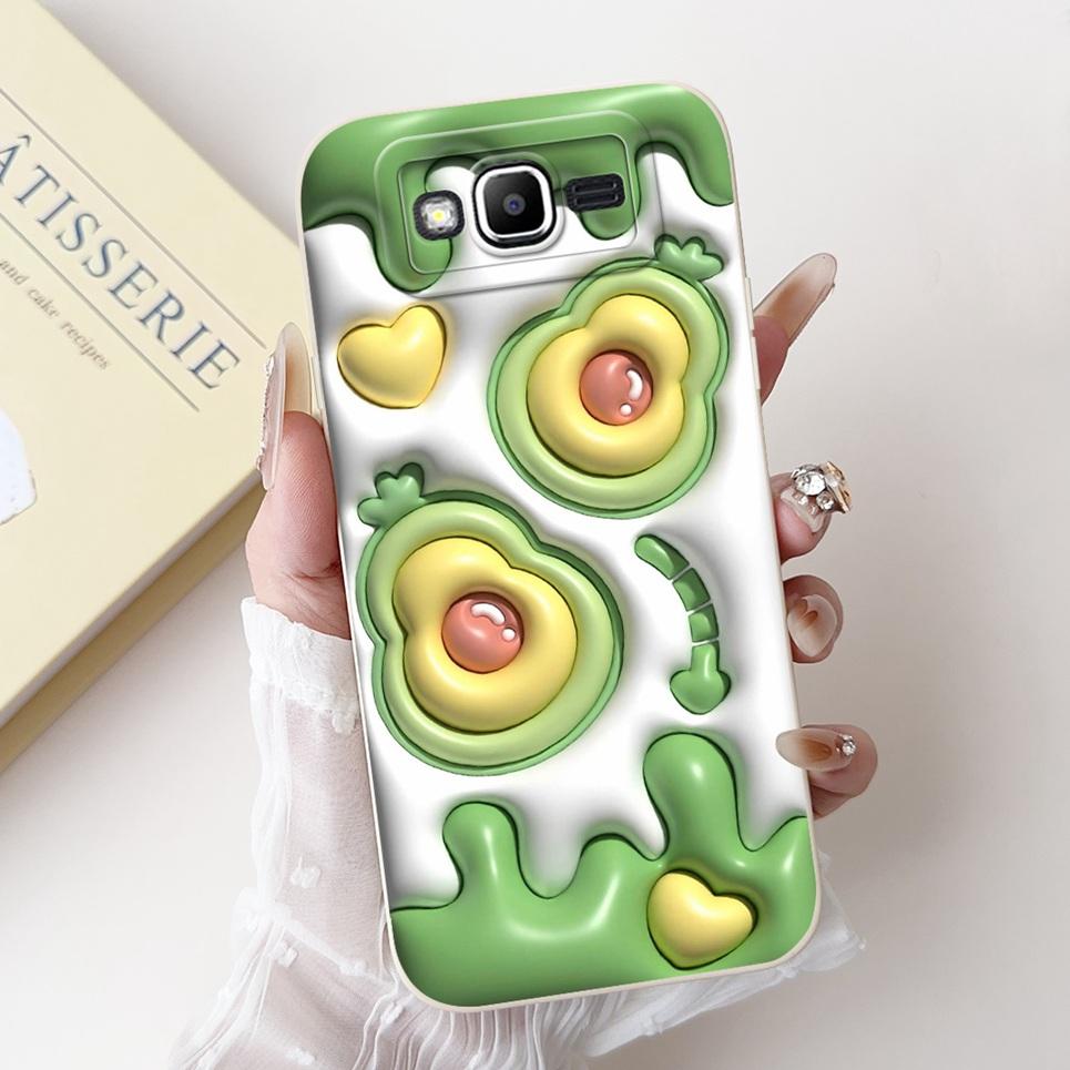 For Samsung Galaxy J2 Prime J2Core Phone Case Luxury Fashion Painting Bumper For Samsung J2 2015 2016 J2Pro Soft Silicone Capa