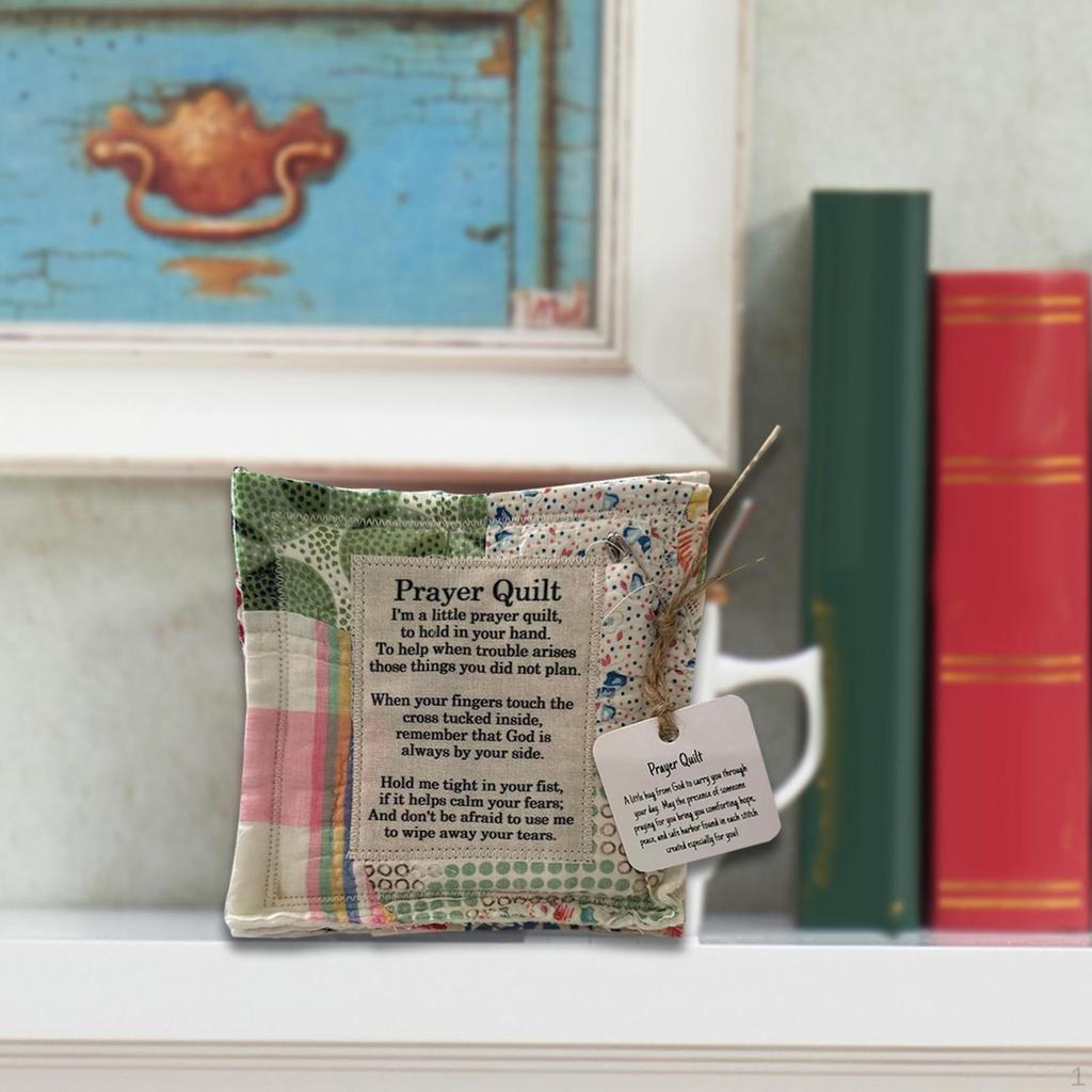 Cross Inside Prayer Quilt for Holiday Decor And Gift