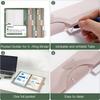 5-Tab Binder Divider with One Full Pocke Dividers for 3 Ring Binder, Clear View Recipe Binder Dividers for US Letter Size 8.5 x 11' Index Dividers