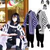 Obanai Iguro Snake Косплей Аниме Demon Slayer Kimetsu no Yaiba Obanai Iguro Косплей Кимоно топ Kisatsutai Униформа Костюм на Хэллоуин