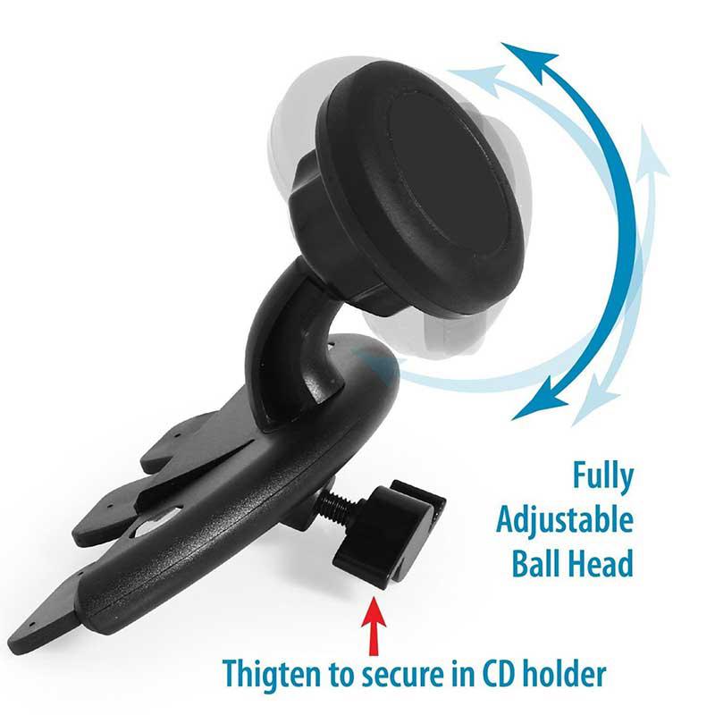 Magnetic Car Holder CD Slot Bracket Universal Adjustable Support 360° Rotation Mobile Phone Stand For iPhone Xiaomi Samsung GPS