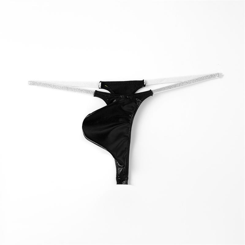 Мужские стринги с мешочком для возбуждения, с низкой посадкой, сексуальные, с узким бедром, тонкое мужское сексуальное нижнее белье