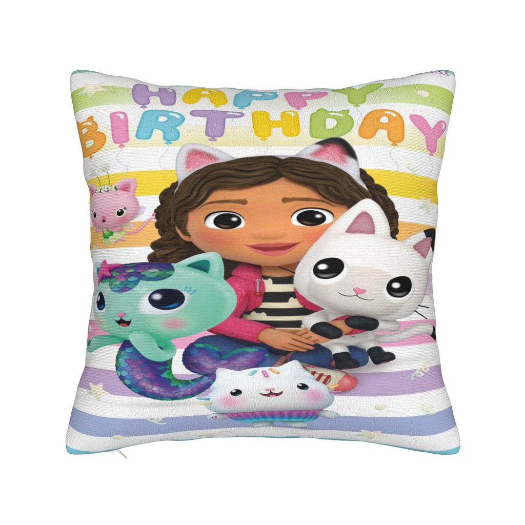 Y2K Sofa G-Gabbys dollhouses cartoonDecoration Pillowcases Merch Pillow Covers Square Multiple Sizes