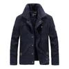 Men's Winter Cashmere Loose Lamb Thickened Denim Jacket