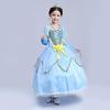 Princess Costume Set Crown Magic Wand Frozen Children Princess Gloves Necklace Ring Set Costume Accessories