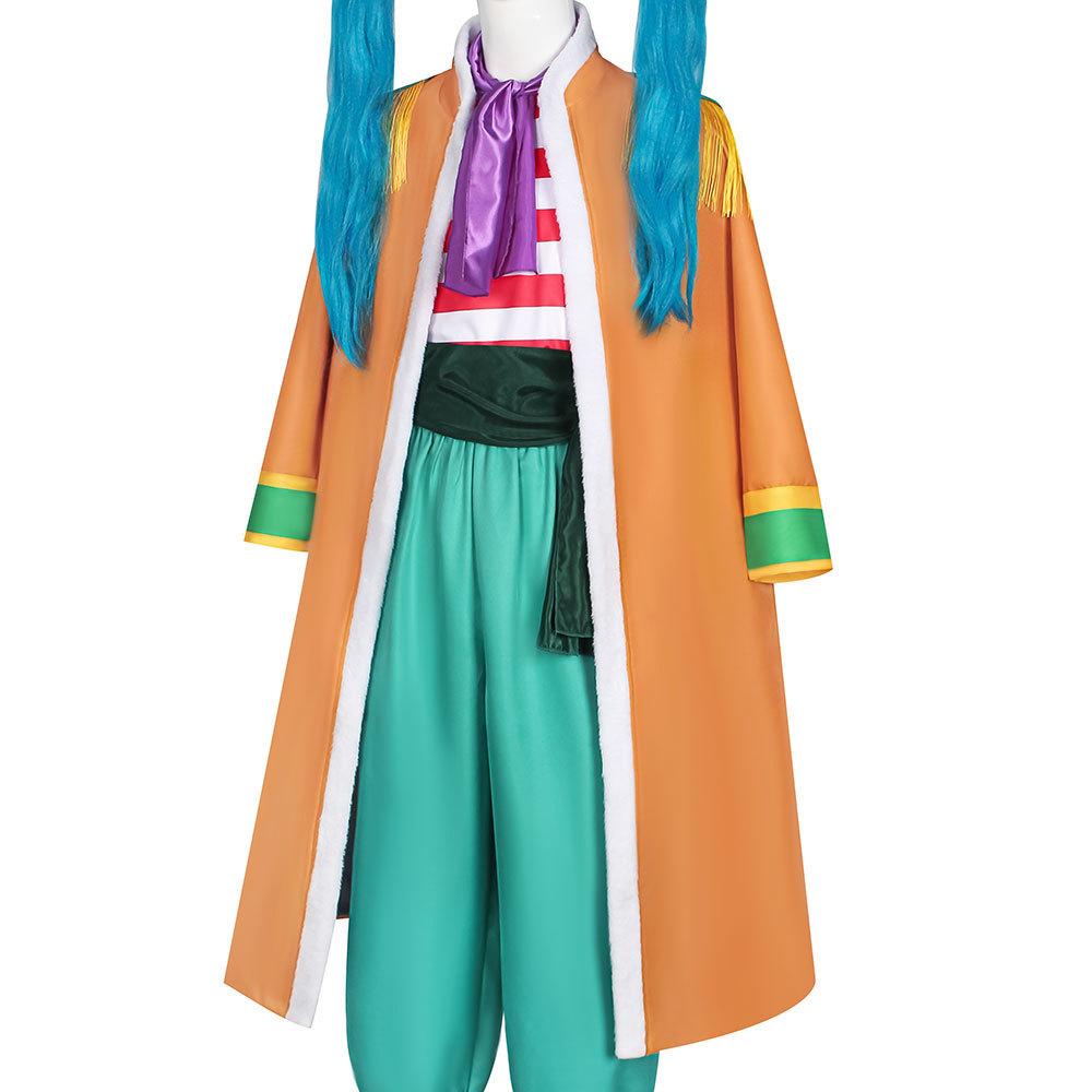 Костюм для косплея Багги из One Piece из смесовой хлопковой ткани для фанатов аниме