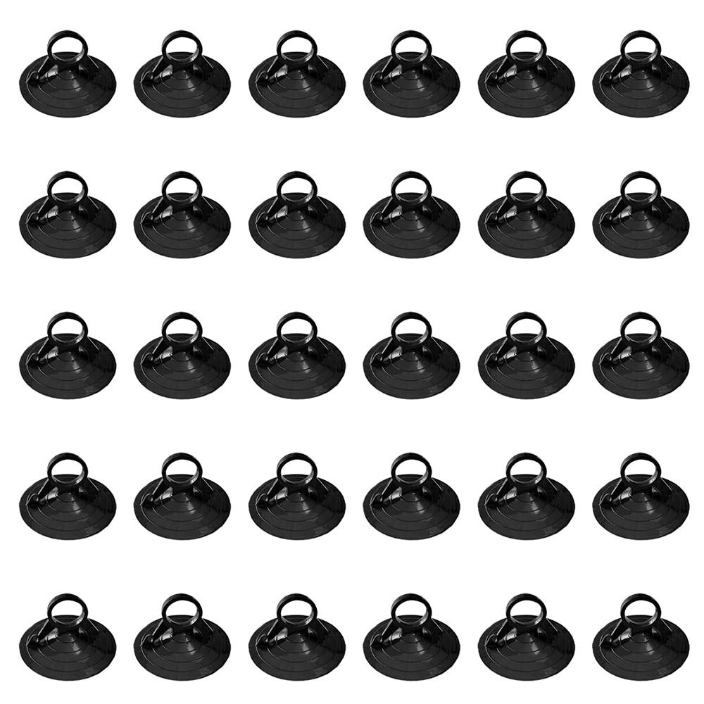 12-40PCS Car Glass Windshield Sunshade Suction Cups Vehicle Sun Visor Suction PVC Cup with Pull Ring for Kitchen Bathroom WindowWindshield Sunshades