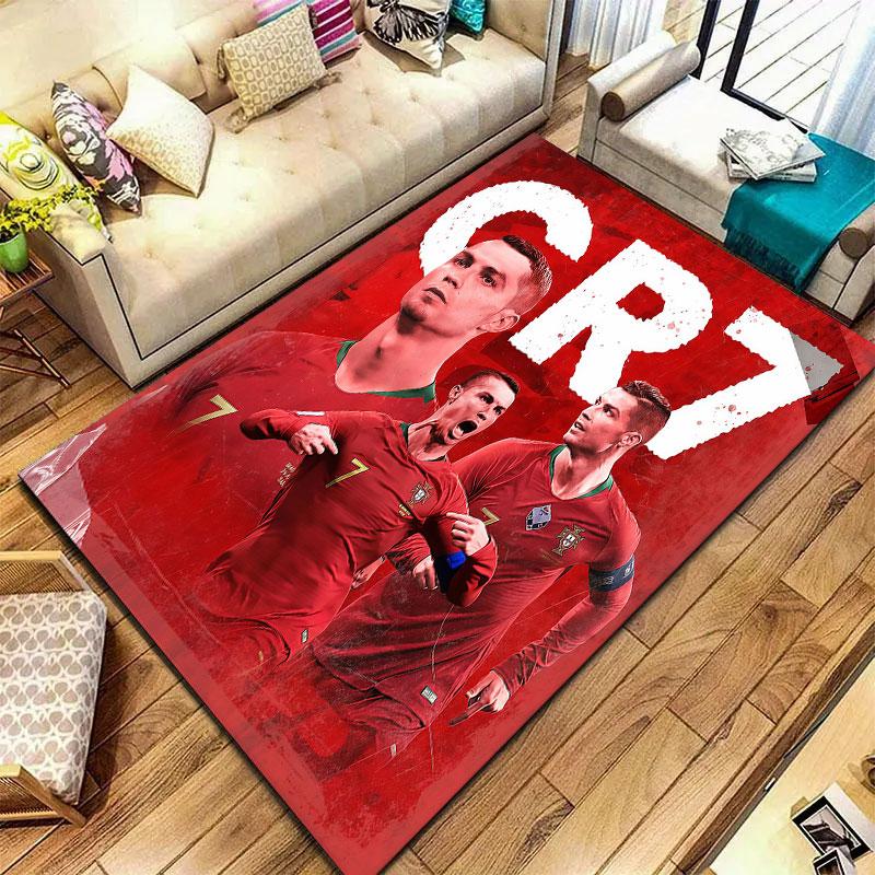 Ковер CR7 для гостиной, спальни, дома, украшение дивана, нескользящий коврик для игр детей